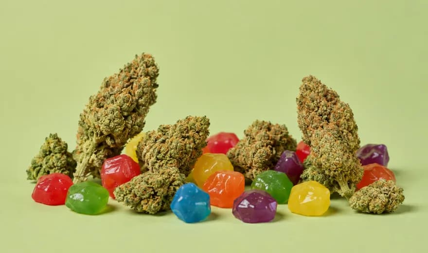 Gushers cannabis flower with fruit candy